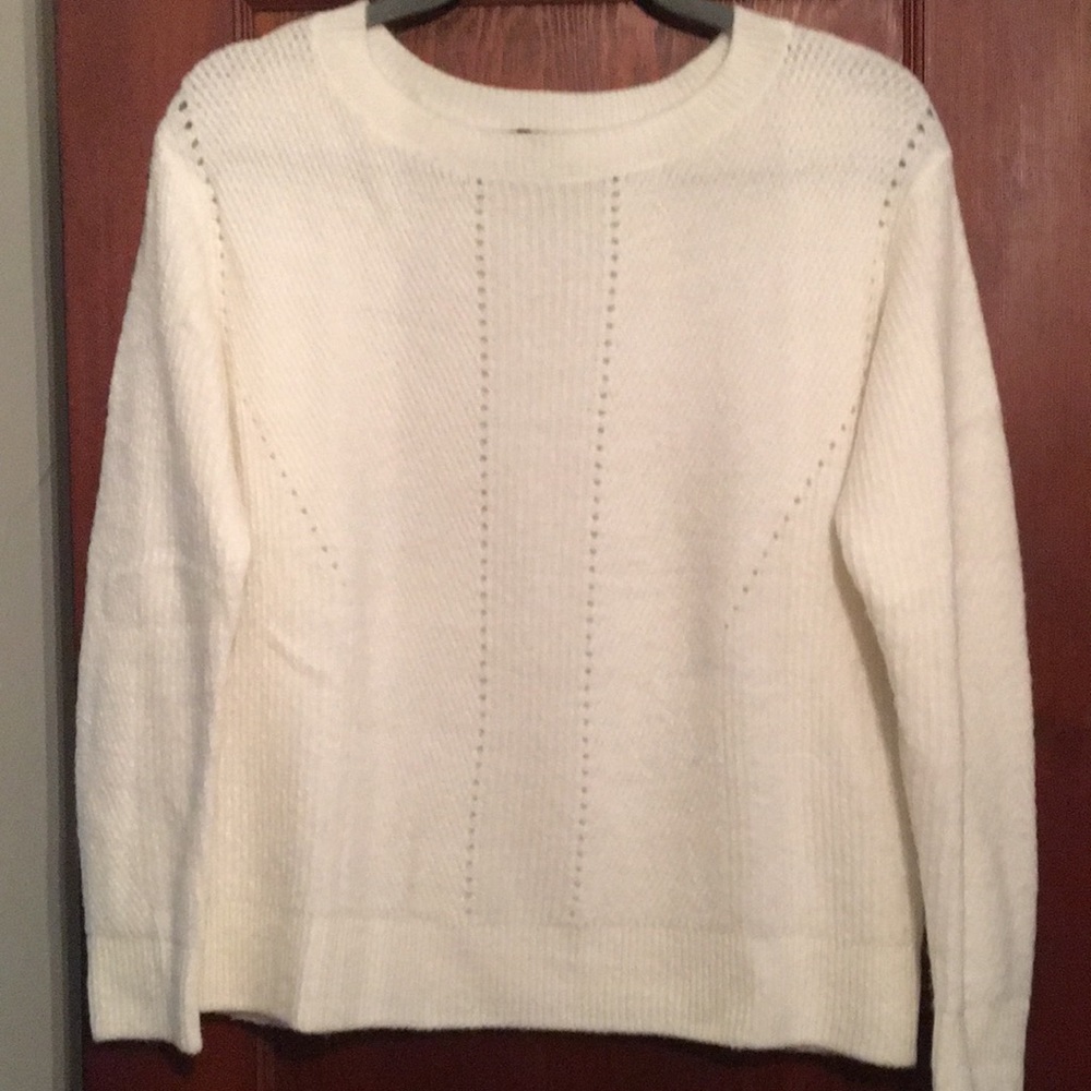 Banana Republic soft boxy crop sweater